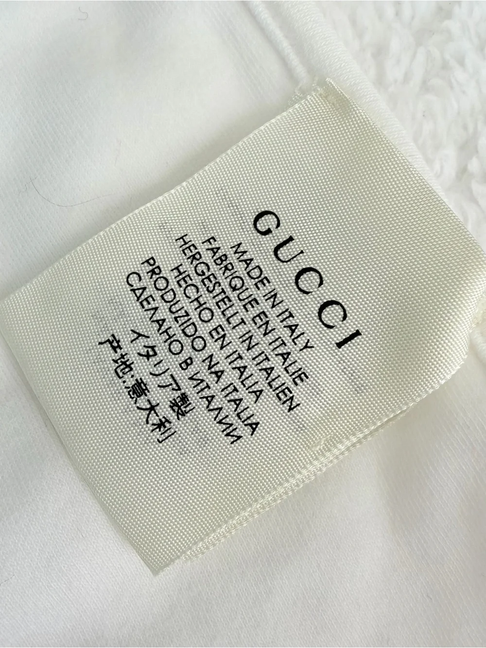Gucci Bib GG White Pink Baby Girl Infant RARE Made In Italy One Size